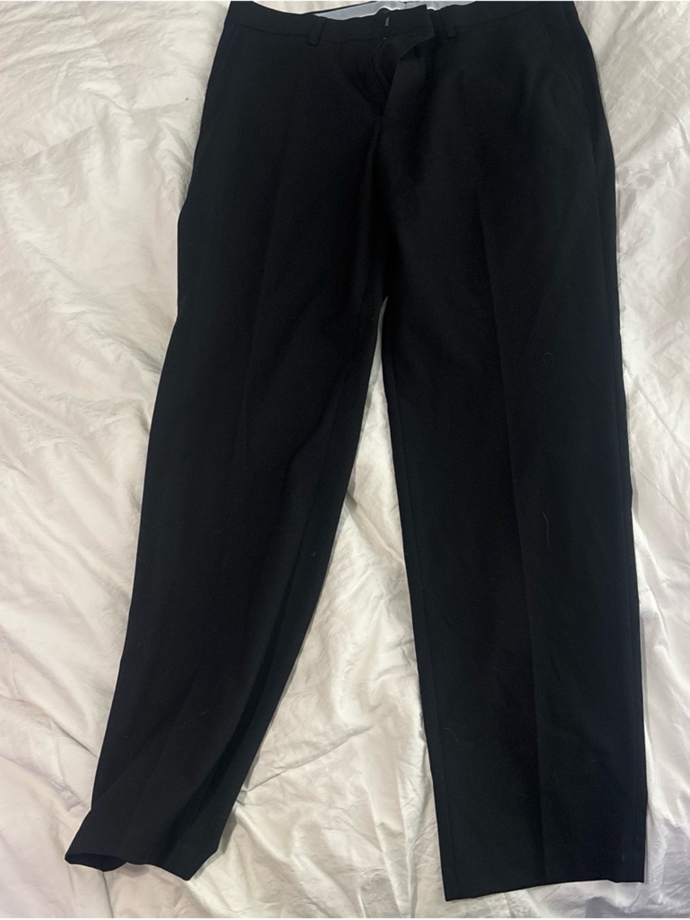 Haggar Black Men's Dress Pants - Straight Leg